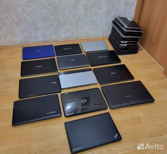 140 шт бу ноутбуков разных моделей,доставка В ялту