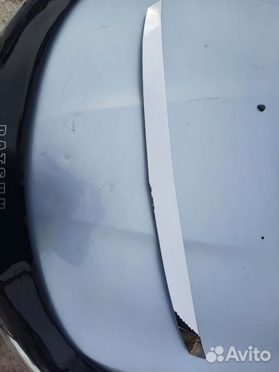 Молдинг бампера решётки рено логан 1