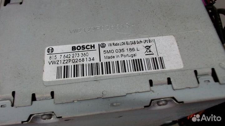 Магнитола Volkswagen Sharan, 2014