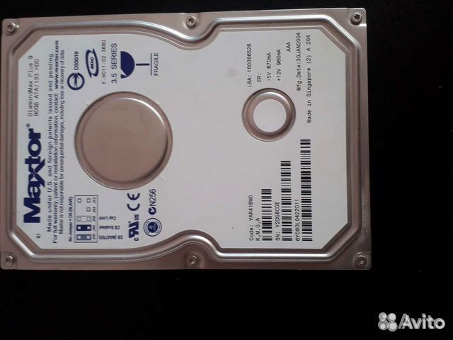 Диски: Samsung SP1203N и Maxtor DiamondMax Plus 9