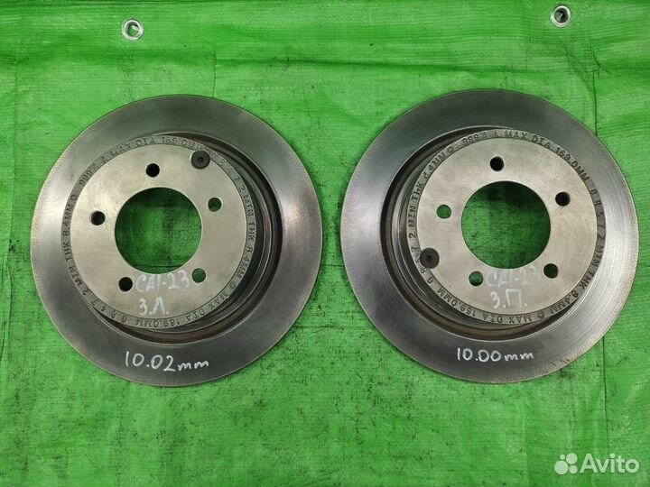 Тормозные диски зад 302мм Caliber/Compass/Patriot