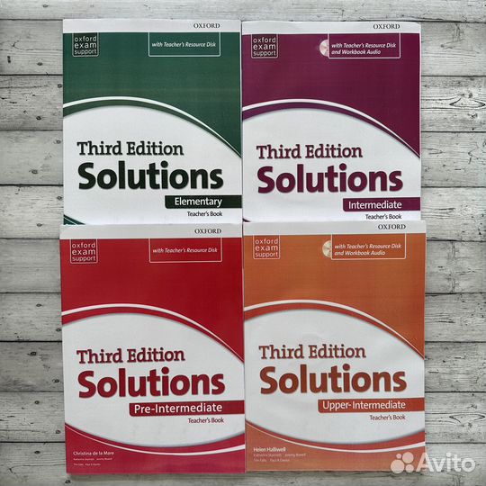 Solutions teacher's book +CD новые