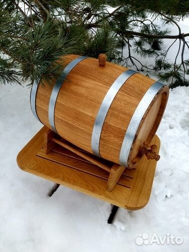 Бочка дубовая