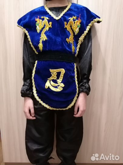 Новогодний костюм ниндзя