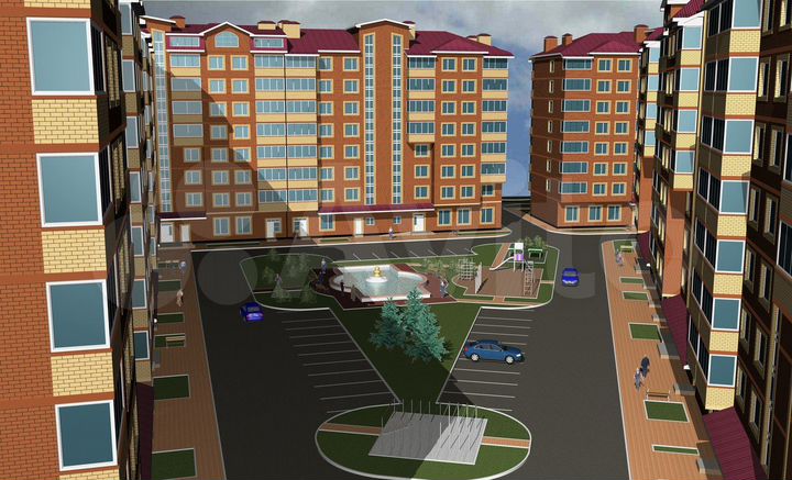 2-к. квартира, 66,5 м², 2/9 эт.