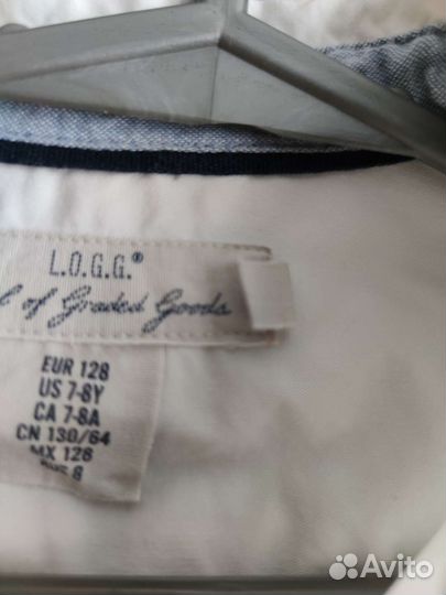 Рубашка h m + жилетка chessford 128