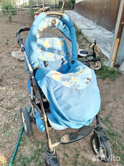 Прогулочная коляска 3 в 1 бу