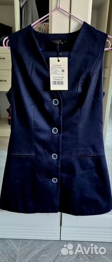 Брючный костюм женский 42 44 с жилетом