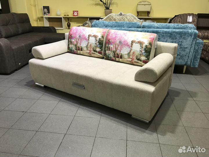Прямой диван, диван кровать тф-2-мд