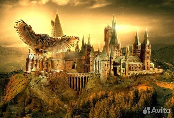 Деревянный пазл Гарри Поттер Хогвартс