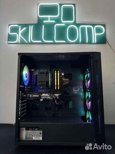 Игровой пк RTX 3060/ Ryzen 5 3600/ 16 Gb DDR4
