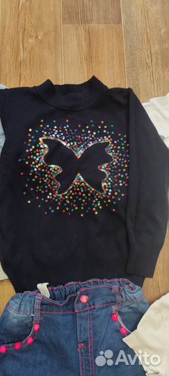 Детские вещи пакетом на девочку 104р