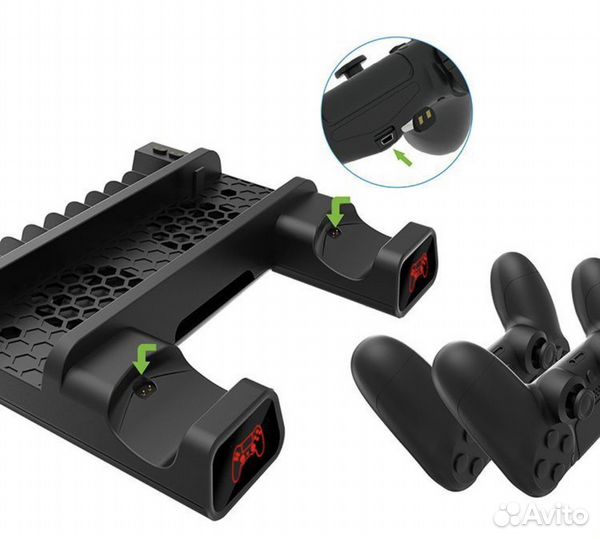 Стенд Ps4 индикация джойстиков,охлаждение консоли