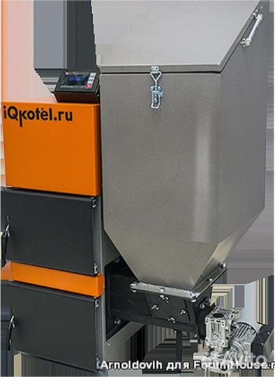 Автоматический котел твердотопливный