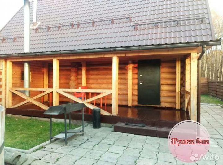 Русская баня на дровах