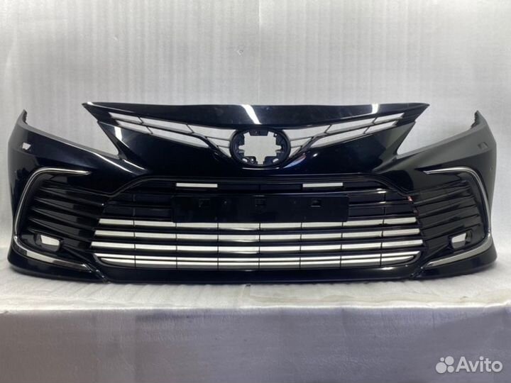 Бампер в сборе рестайлинг передний Toyota Camry