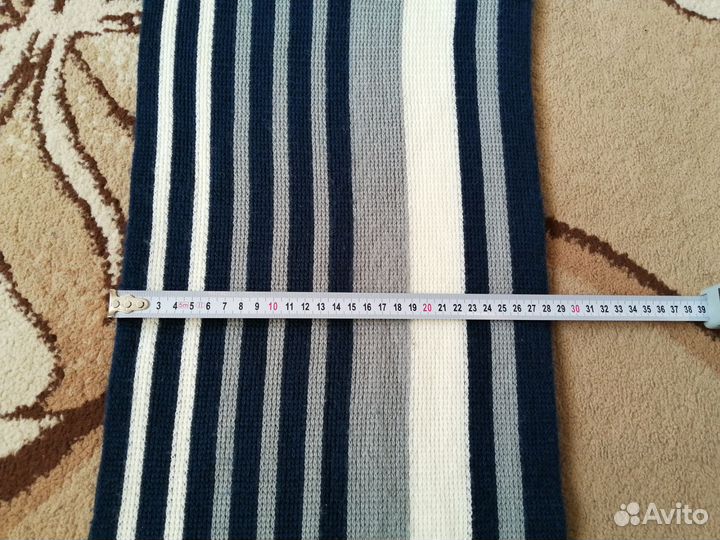 Мужской шарф тёплый б/у