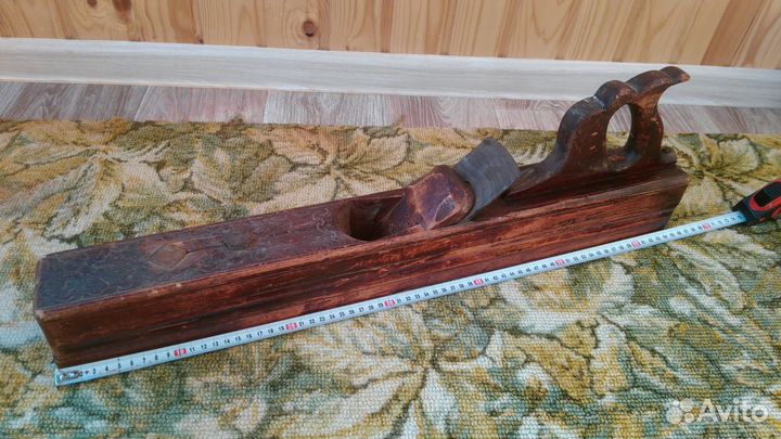 Ручной деревянный старинный фуганок