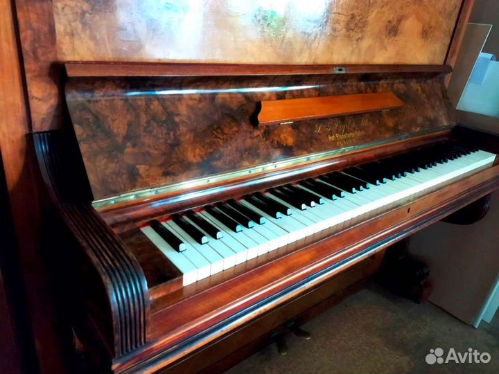 Немецкое пианино антиквариат J.G. Vogel&Sohn 19 в