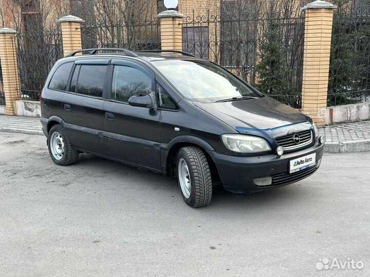 Opel Zafira 1.8 МТ, 1999, 283 000 км