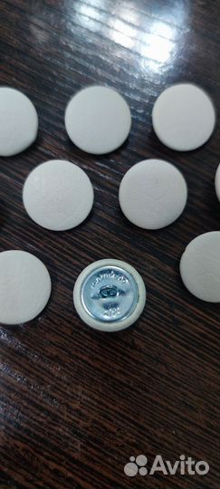 Пуговицы кожзам 12 шт