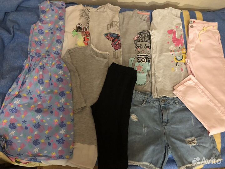 Пакет вещей на девочку+костюм, 158-164