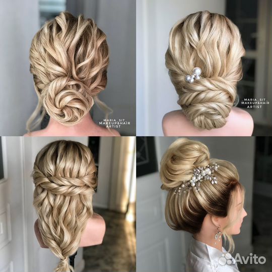 Свадебный макияж и прическа