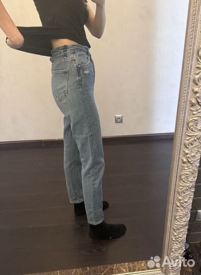Джинсы синие женские