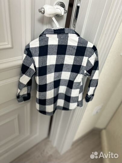 Рубашка клетчатая baby go 80