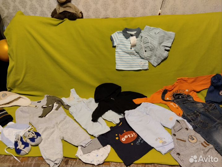Вещи пакетом от 3 месяцев до 1 года