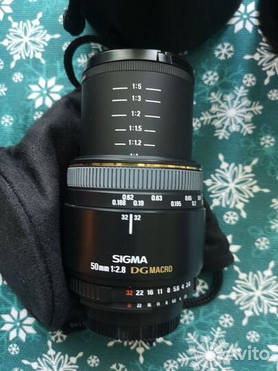 Фотообъектив sigma 50 mm 1:2.8 DG macro