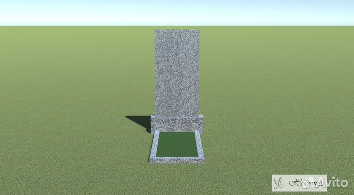 Установка гранитного памятника на новом кладбище