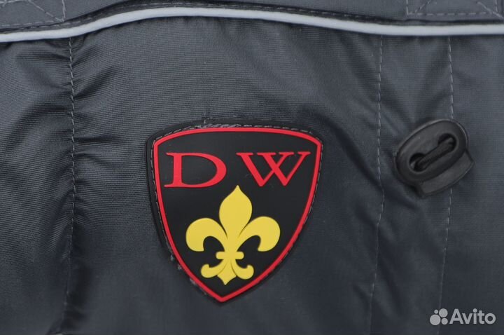 Дождевик DW AIR для собак мелк и ср пород, серый