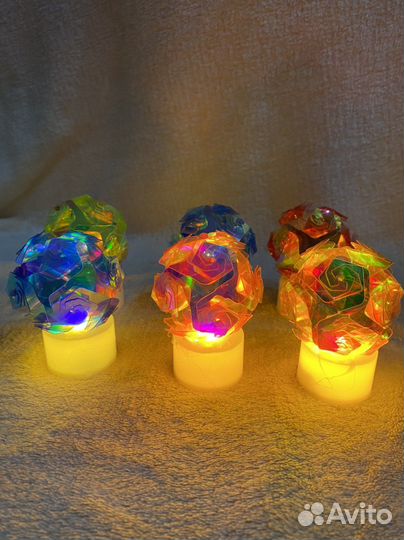 Новогодний домик из дерева