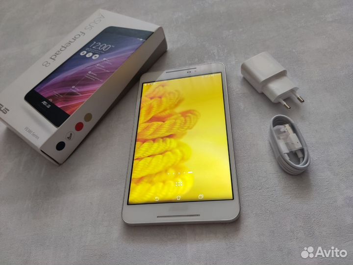 Планшет asus белый +чехол