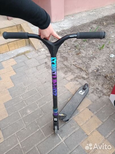 Трюковой самокат reaction stunt 3.0, 100мм