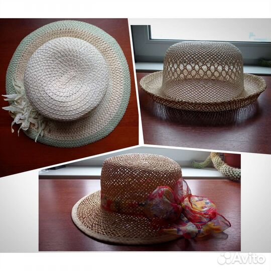 Три летние лёгкие шляпки