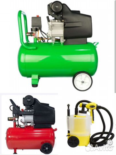 Воздушный компрессор краскопульт