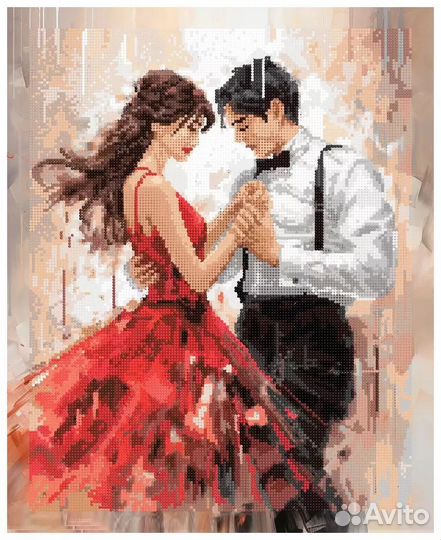 Новая алмазная мозаика на подрамнике 40х50