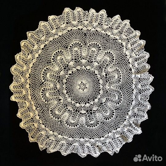 Скатерть круглая 1м винтаж