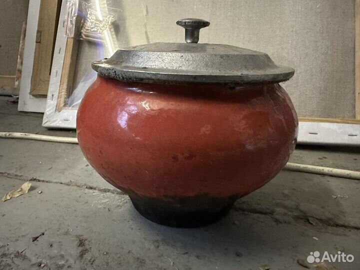 Чугунный котелок для печки 1,7 л