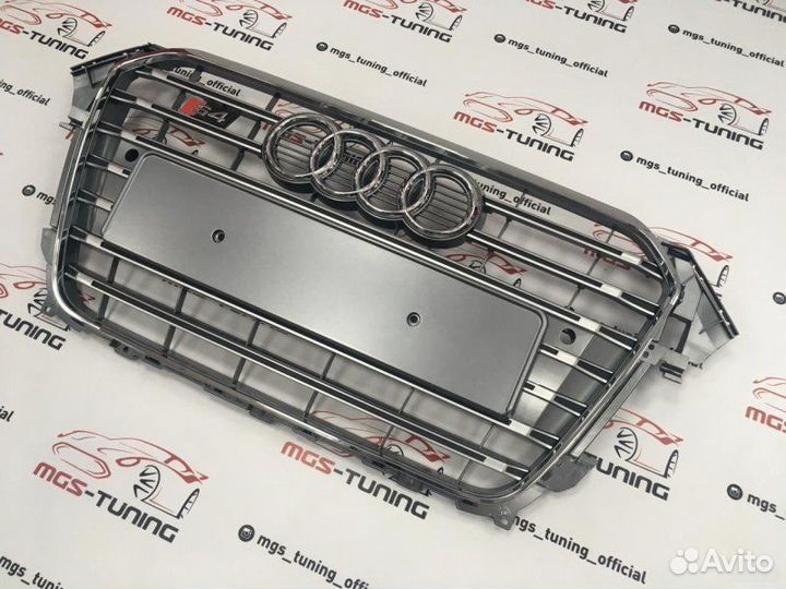 Решётка на Audi A4 11-15 гг. S4 стиль 2