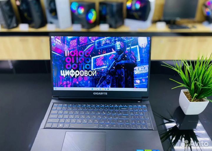 Игровой ноутбук intel Core i5-12/RTX4050/DDR4-8Gb