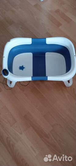 Ванночка для купания складная с термометром