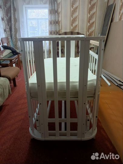 Кроватка детская с матрасом