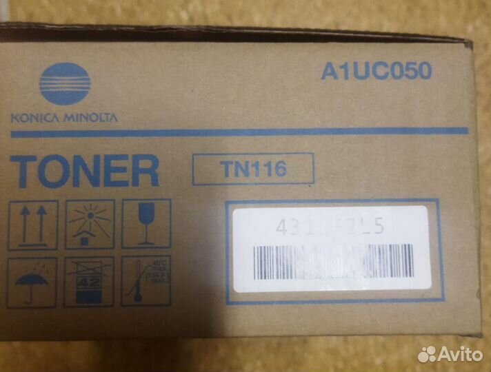 Тонеры Konica Minolta TN-116 A1UC050 черный