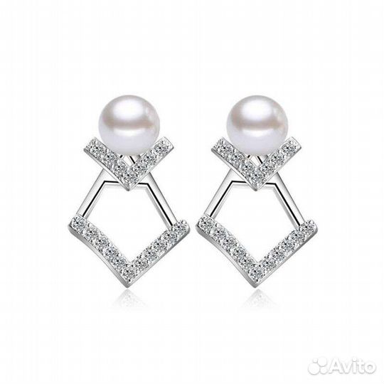 Серьги из серебро 925 пробы в ассортименте