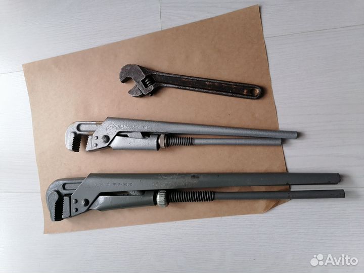 Ключи газовый, разводной