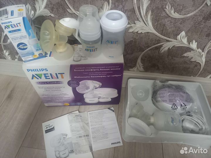 Молокоотсос avent электрический