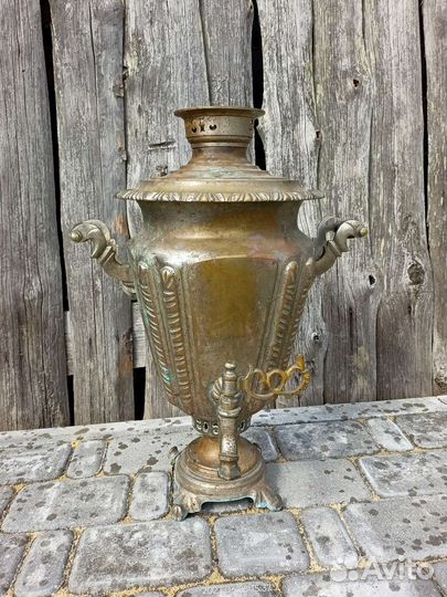 Самовар на дровах старинный